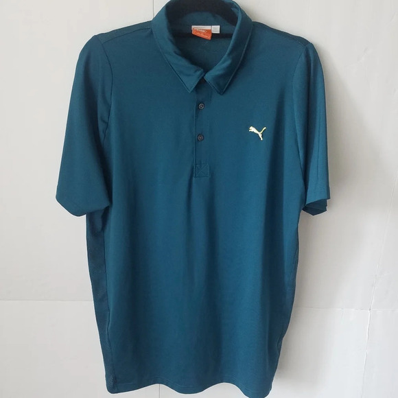 Puma lifestyle polo size L blue usp dry - Picture 1 of 8